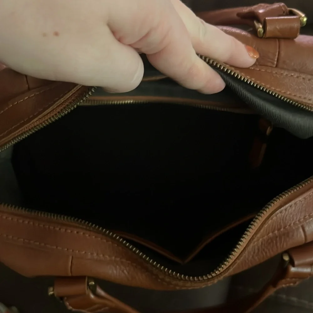 Madewell Brown Leather Satchel
